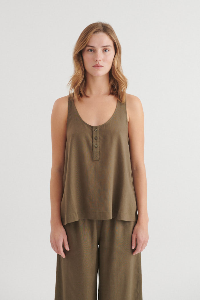 Basic Apparel Carina Tank Toppe 889 Sea turtle